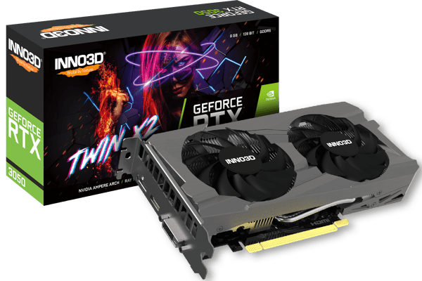 Inno3D NVIDIA GeForce RTX 3050 8GB GDDR6 SDRAM