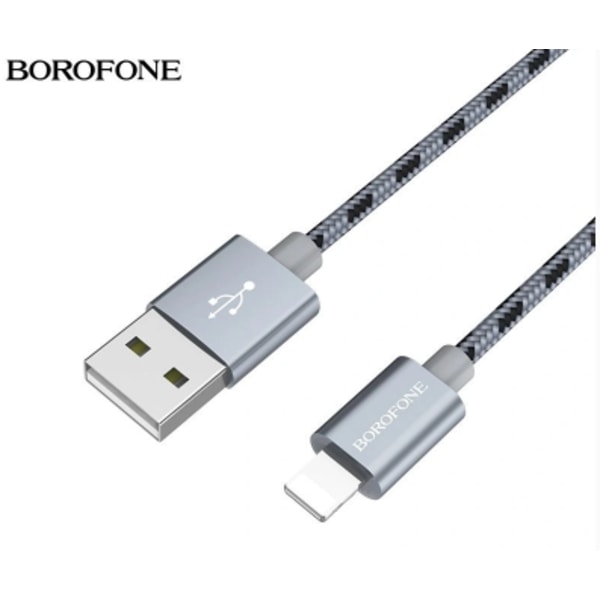 2st Borofone -   Lightning -kabel 1m silver