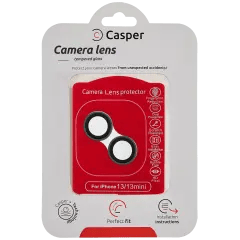 Casper Kameralinsskydd för iPhone 13 / 13 Mini (Alpingrön) (Klar) grön