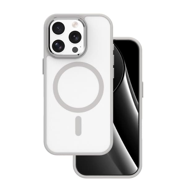 Frozen Mag skal för iPhone 16 Pro Max grå