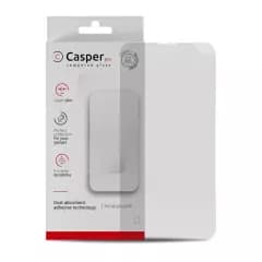 Casper Pro Härdat Glas för iPhone 15 Plus / 16 Plus (Detaljhandelsförpackning) (Matt) röd