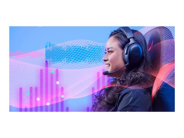 HyperX Cloud III S Wireless Black Gaming trådlös hörlurar svart