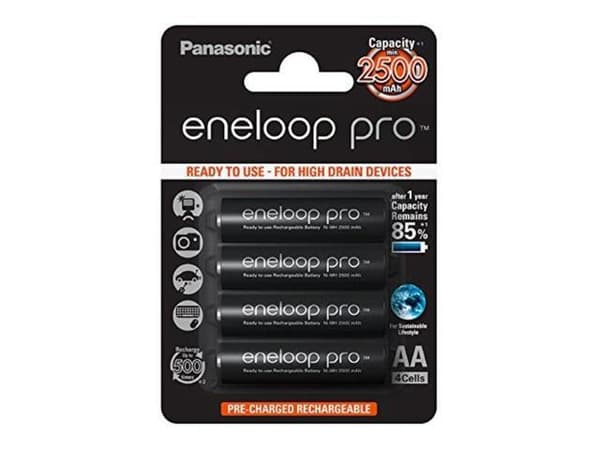Panasonic eneloop pro AA typ Batterier för allmänt bruk (uppladdningsbara) 2500mAh 4