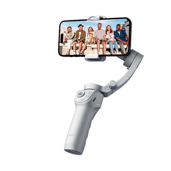 XO gimbal selfiepinne Bluetooth stativ SS17 grå blå
