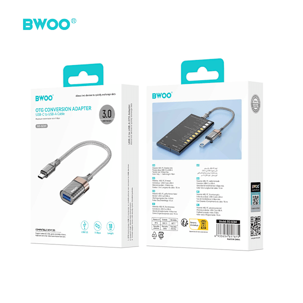 BWOO Adapter Typ C till USB BZ69