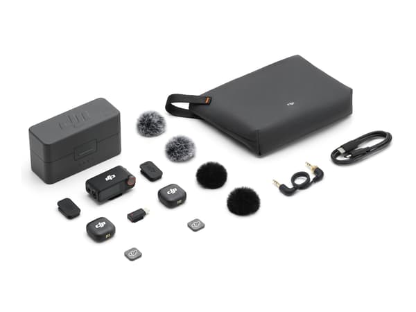 DJI Mic 3 Trådlös mikrofonsystem trådlös svart