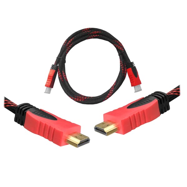 kabel HDMI-HDMI 1,5m röd v1 4 blist