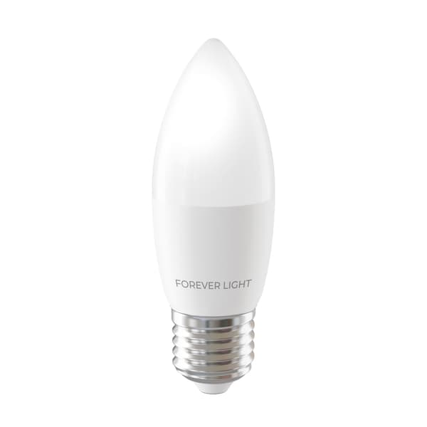 Forever Light LED-lampa E27 C37 7 2W 840lm 3000K klass E