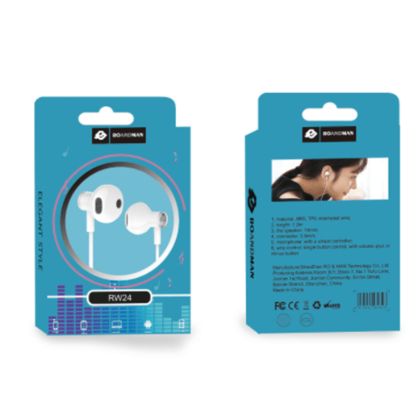 RO&MAN Earphones RW24 vit