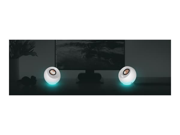Creative Pebble Pro 2.0-kanal Höjttalere vit