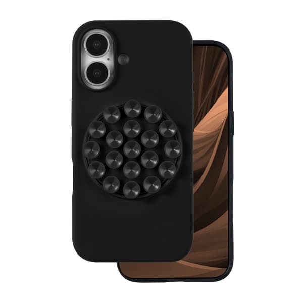 Silikon Stick skal för iPhone 16 svart