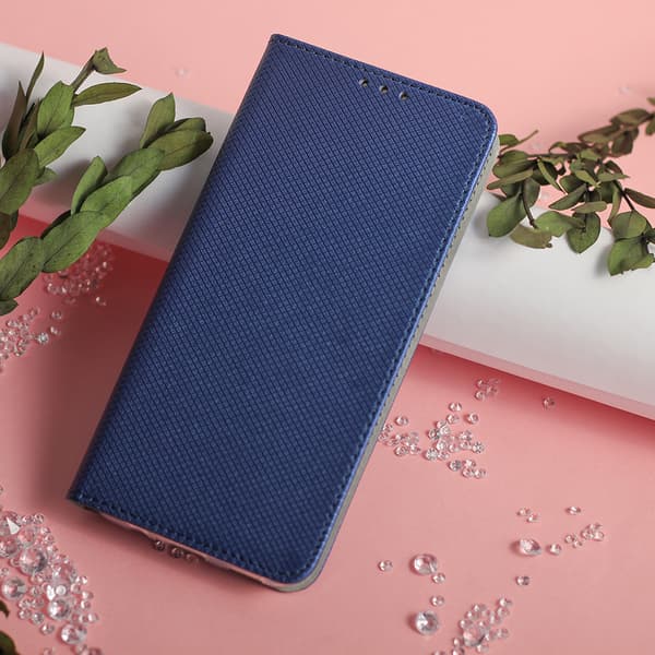 Smart Magnetfodral för Xiaomi Redmi Note 9s / 9 Pro / 9 Pro Max marinblå