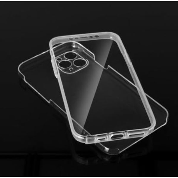 front och back silikonför Samsung A41  transparent Transparent