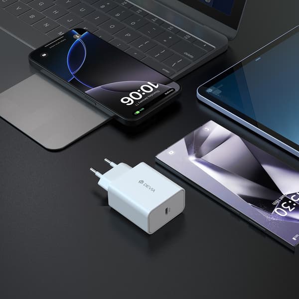Devia väggladdare Rocket PD 45W 1x USB-C vit vit