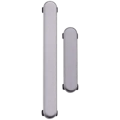 Hårda knappar (ström/volym) för Samsung Galaxy S25 / S25 Plus (Premium) (Silver Shadow)
