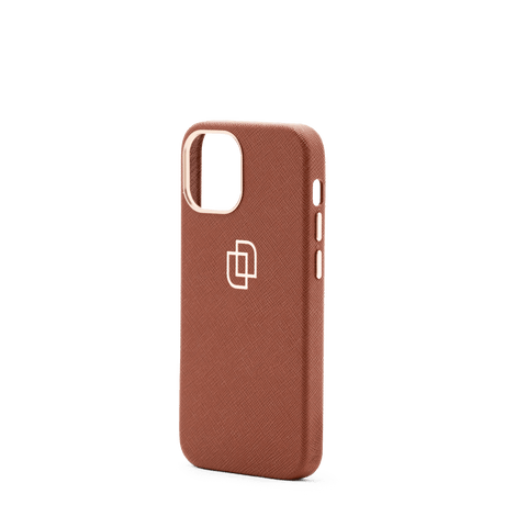 Tillbehörspaket – iPhone 13 mini – Brun Saffiano