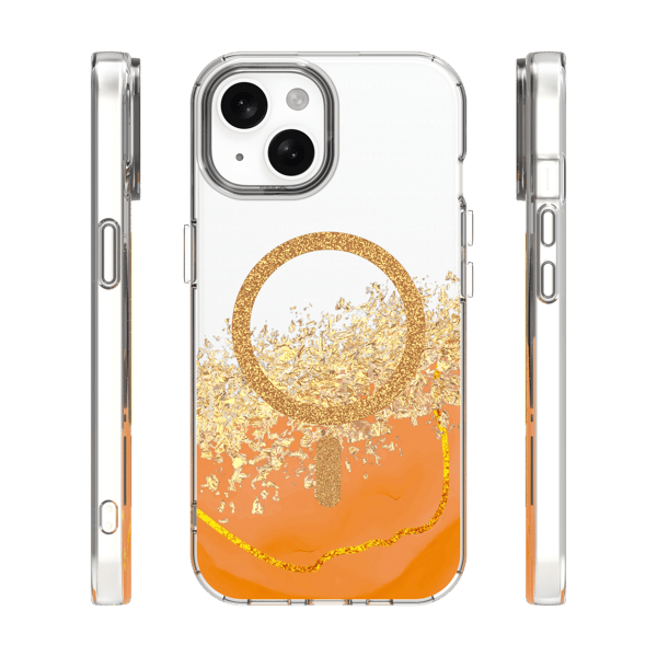 Epoxy Mag skal för iPhone 13 / 14 orange orange