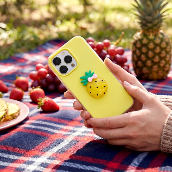 Frukt 2i1 skal för iPhone 11 gul
