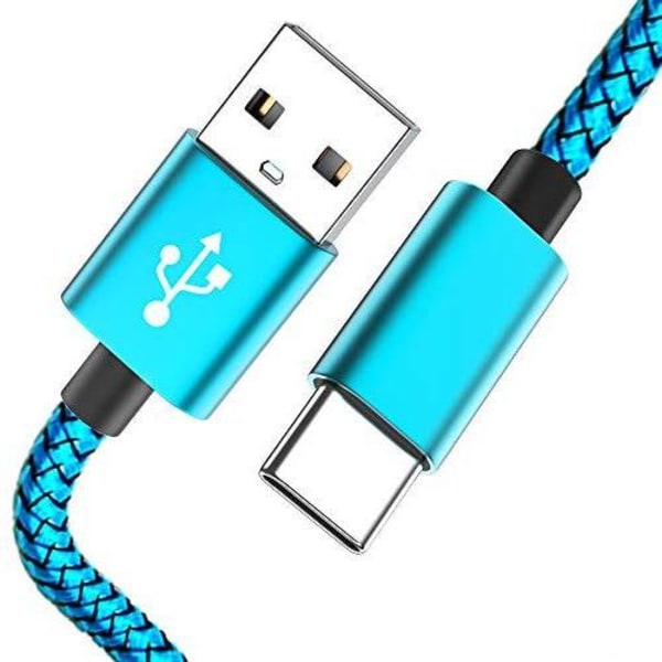 hög kvalitet 1 m iphone kabel blå LightBlue