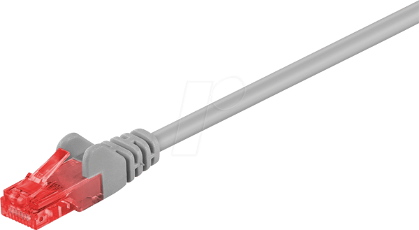Goobay CAT 6 U/UTP CCA 0,5m Grey grå