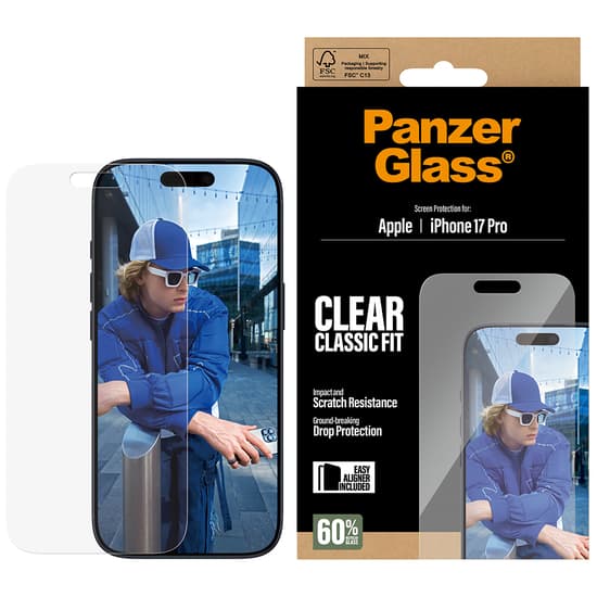 PanzerGlass® Skärmskydd iPhone 2025 6.3 iPhone 17 Pro