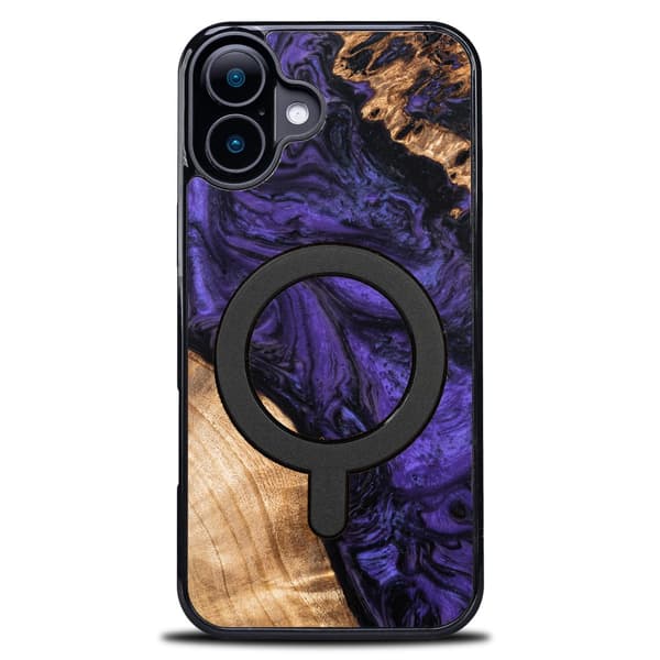 Bewood Unique Case for iPhone 16 Plus 6.7\" Violet with MagSafe