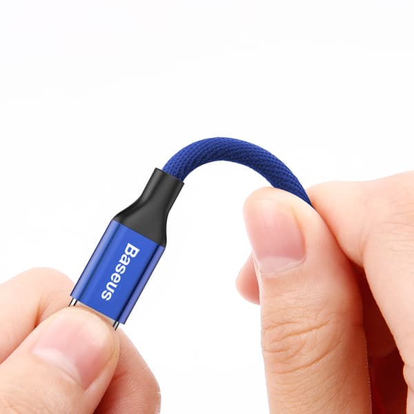 Baseus kabel Yiven USB - Lightning 1,2 m 2A marinblå blå