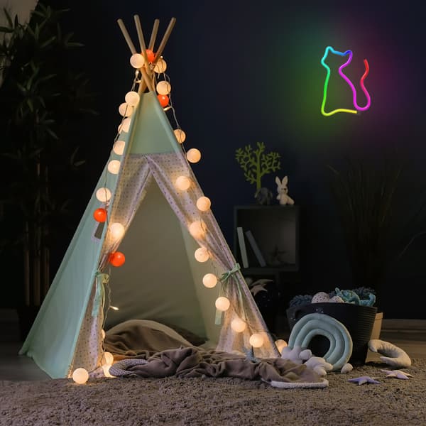 Neon LED RGB CAT FLRN03 + RC Forever Light