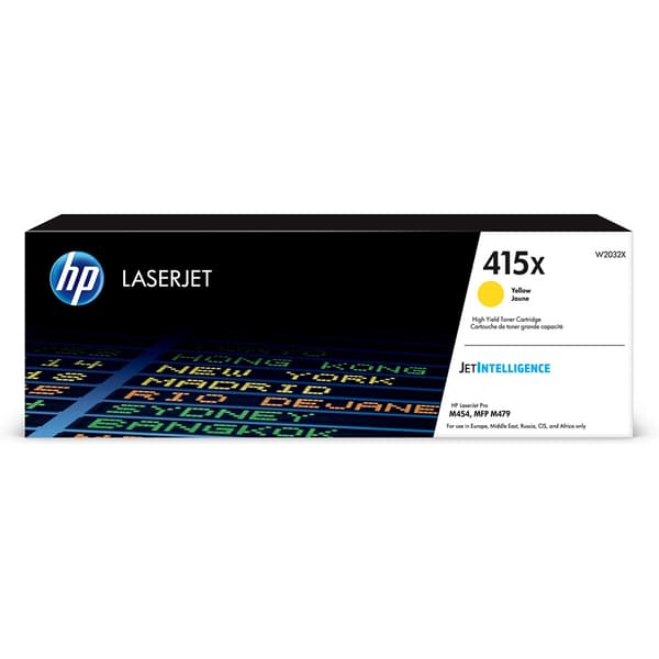 HP 415X Gul 6000 sidor Toner W2032X gul