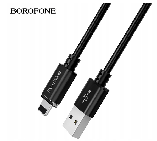 BU1 magnetisk USB-kabel för iPhone svart
