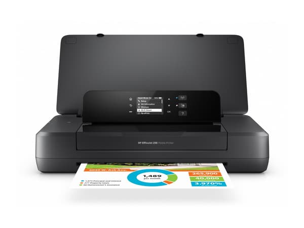 HP Officejet 200 Mobile skrivare Bläkprinter