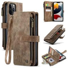 CaseMe C30 Plånboksfodral iPhone 12 Pro Max - Brun