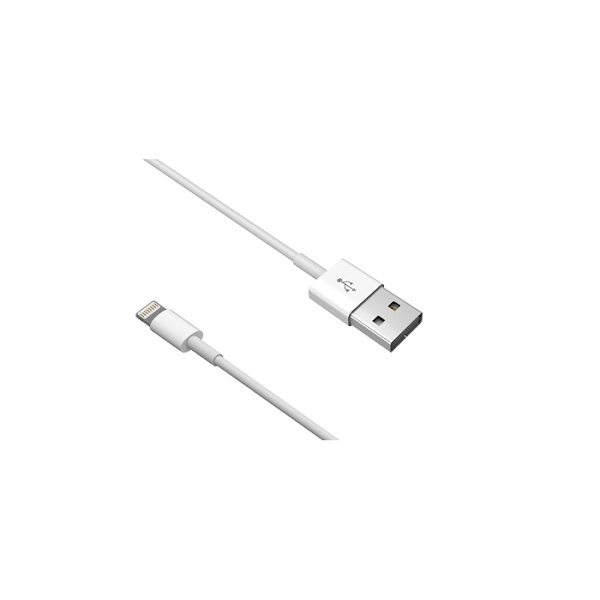 Devia-kabel Smart EC080 USB - Lightning 1,0 m 2,1A vit