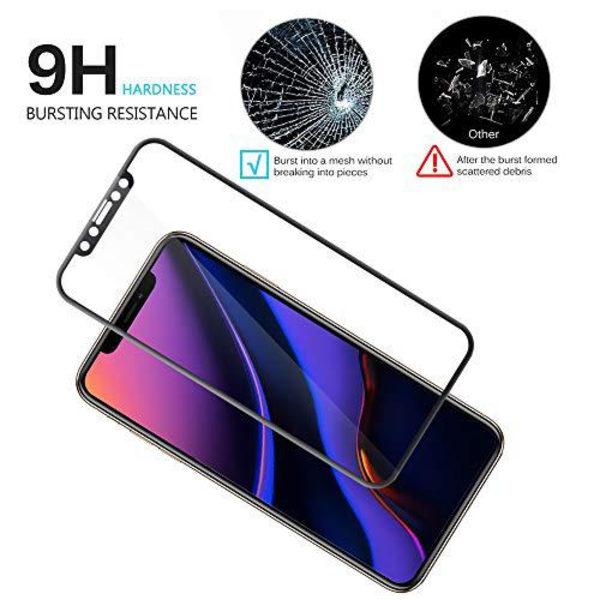 2 st full täckning  iPhone 11 pro max / iPhone Xs max Transparent