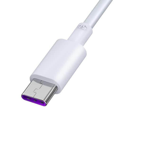 Devia kabel Shark EC306 USB - USB-C 1,5 m 5A vit vit