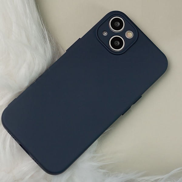 Silikon Mobilskal för IPhone 16 pro max - blå blå