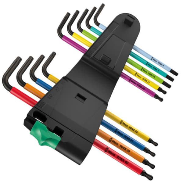 Wera 967/9 TX L-nöglesät 9 Dele