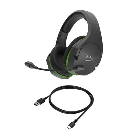 HyperX CloudX Stinger Core trådlös hörlurar svart Grå grön