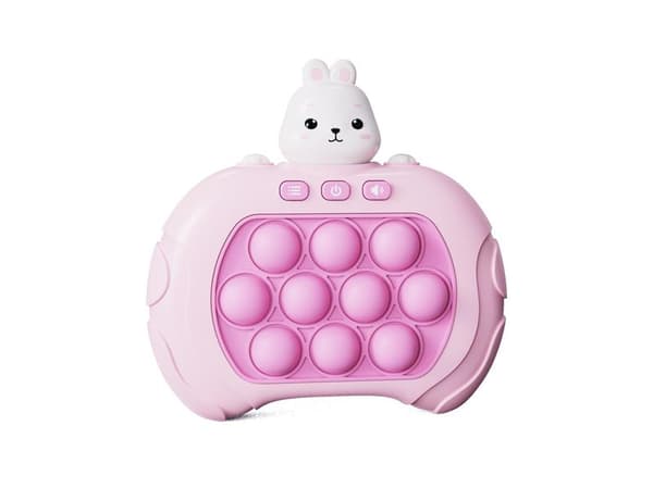 FÄRDIGHETSSPEL KANIN (POP IT) ROSA