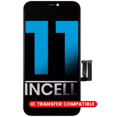 LCD-enhet med förmonterad stålplatta för iPhone 11 (Eftermarknad / Incell)