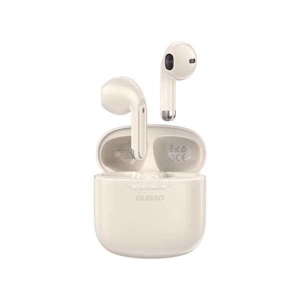 Dudao U18 trådlös Ägte trådlöse öretelefoner Bluetooth 5.1 - Beige