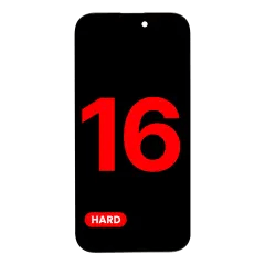 OLED-enhet för iPhone 16 (Eftermarknad Plus: Hård)
