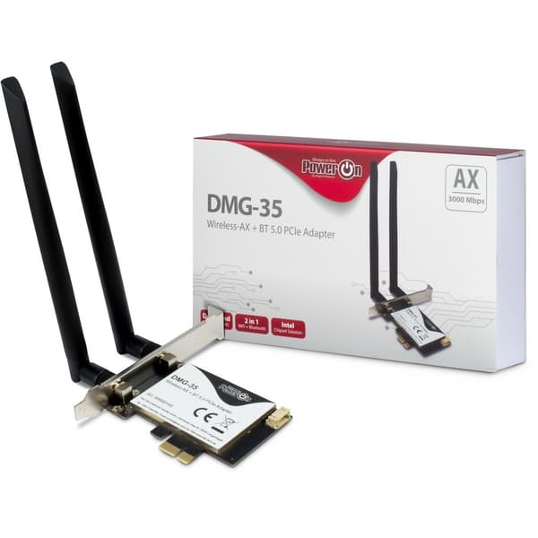 Inter-Tech DMG-35 Netvärksadapter PCI Express x1 3000Mbps