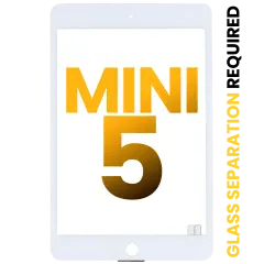 Digitizer för iPad Mini 5 (OCA förinstallerad och glassseparation krävs) (Premium) (Vit)