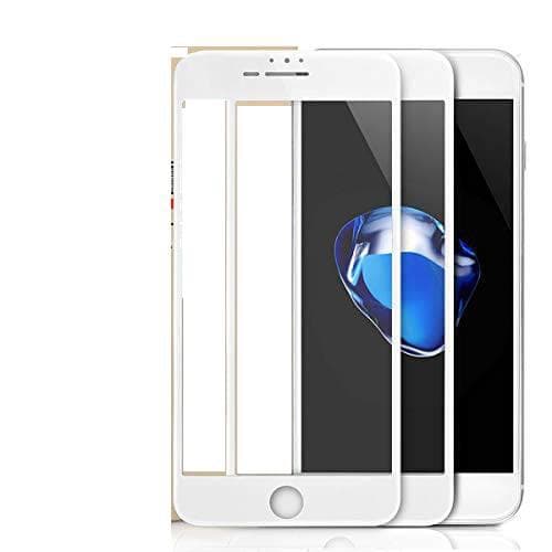 2 st häradad glas för iphone 7/8 plus vit Transparent