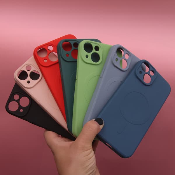Simple Color Mag-skal till iPhone 16 Pro Max 6,9\" röd