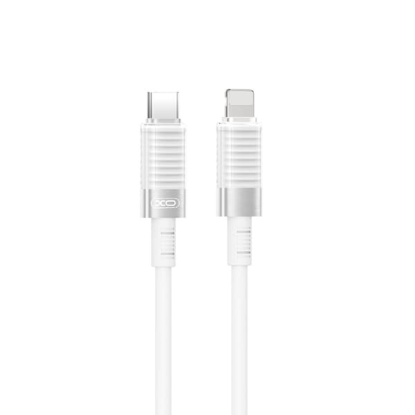 XO kabel NB-Q282A PD USB-C - Lightning 1,0m 27W vit vit