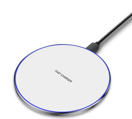 10W snabb trådlös laddning|vit White