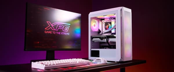 XPG VALOR AIR PLUS Tårn ATX Ingen strömförsörjning vit