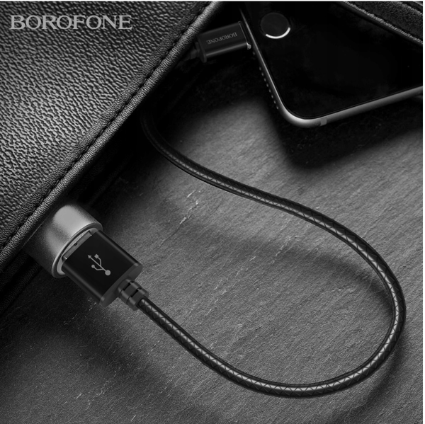BU1 magnetisk USB-kabel för iPhone svart